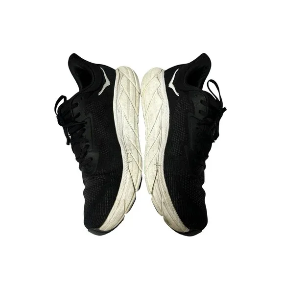 Hoka One One Men’s Size 12 Black/White Running Low Top Sneakers  athletic Shoes - Picture 7 of 11